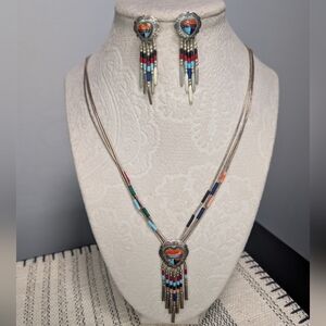 Rare Signed Quoc Trading (QT) Sterling Silver Set